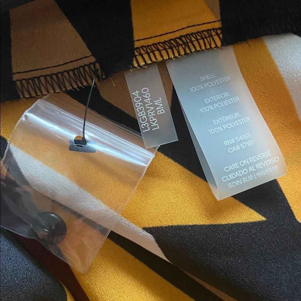 Karl Lagerfeld NWT stripped retro look dress asymmetrical size 14 - Picture 12 of 13